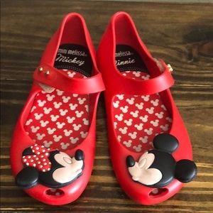 Mini Melissa Mickey and Minnie size 10 toddlers
